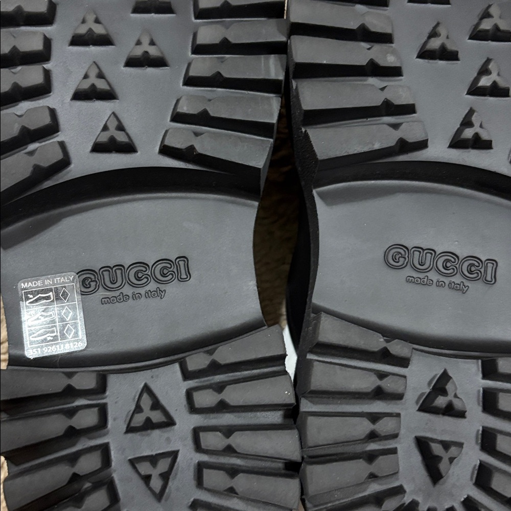 Gucci Perforated Rubber Clogs - Picture 9 of 9